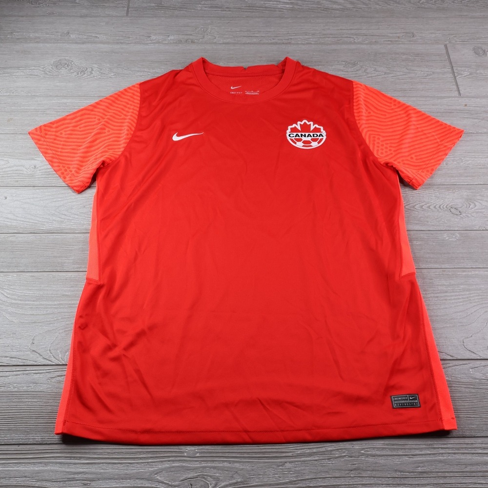 Nike Canada National Team 2022 Home Jersey Men's XL Slim Fit Dri-fit Engineered